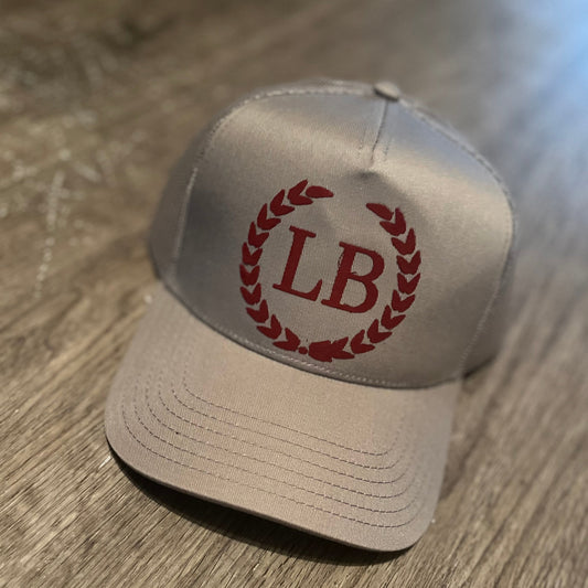 Grey Classic "LB" Trucker Hat